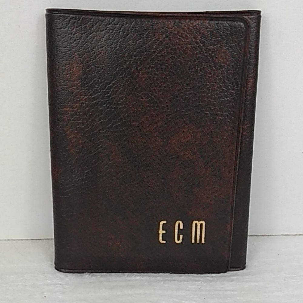 Rare Vintage 1950's mens wallet personalized